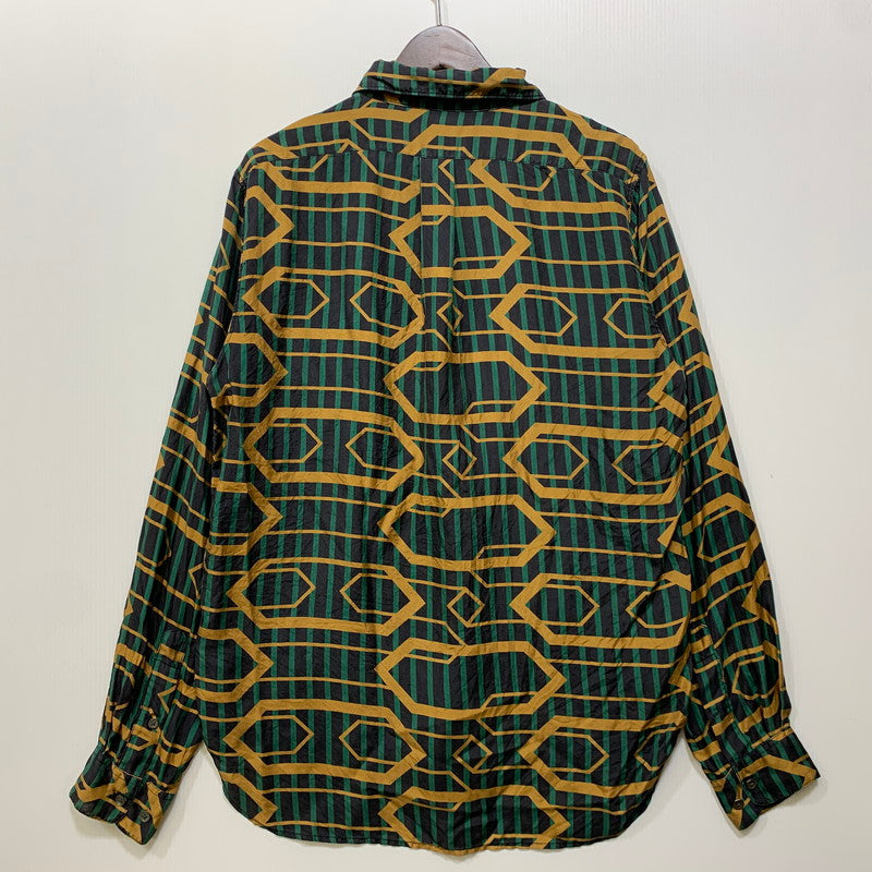 【中古品】【メンズ】 BANANATIME バナナタイム SILK ALL PATTERN L/S SHIRT 319-071-05 シルク オールパターン ロングスリーブ シャツ 長袖 141-260721-as-10-izu サイズ：L カラー：マルチカラー 万代Net店