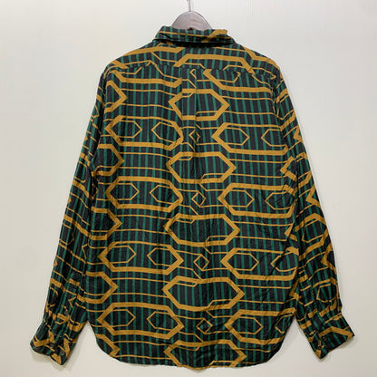 【中古品】【メンズ】 BANANATIME バナナタイム SILK ALL PATTERN L/S SHIRT 319-071-05 シルク オールパターン ロングスリーブ シャツ 長袖 141-260721-as-10-izu サイズ：L カラー：マルチカラー 万代Net店