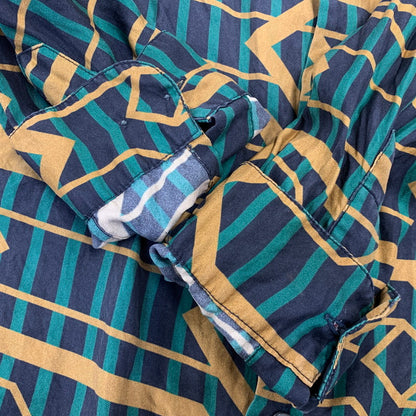 【中古品】【メンズ】 BANANATIME バナナタイム SILK ALL PATTERN L/S SHIRT 319-071-05 シルク オールパターン ロングスリーブ シャツ 長袖 141-260721-as-10-izu サイズ：L カラー：マルチカラー 万代Net店