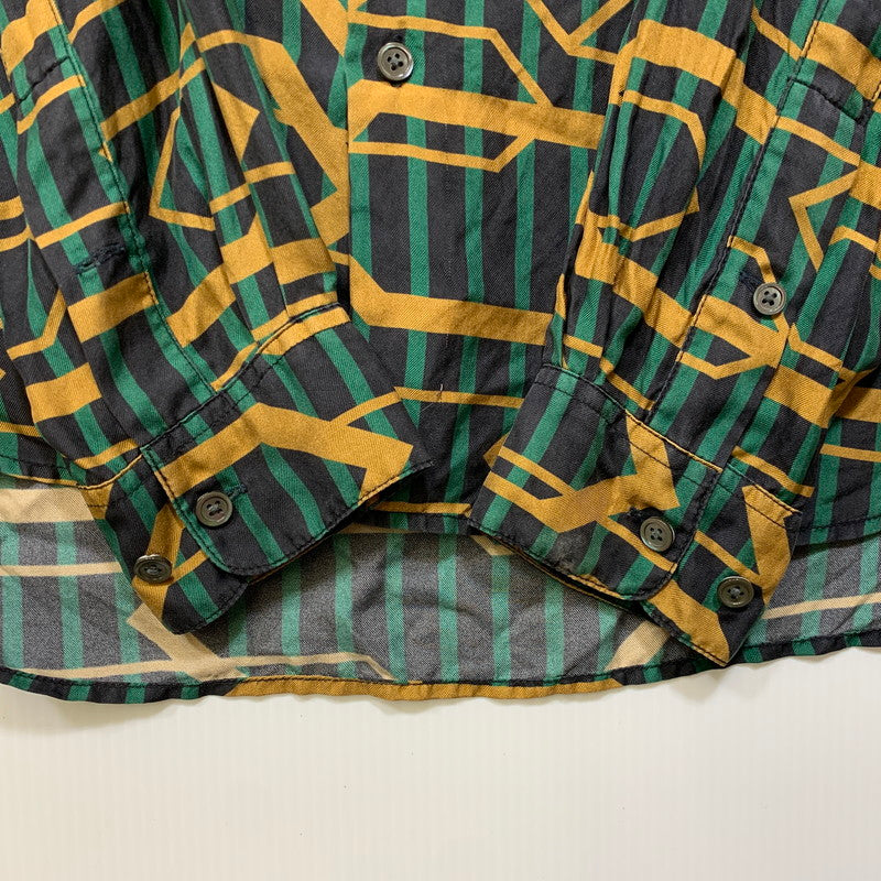 【中古品】【メンズ】 BANANATIME バナナタイム SILK ALL PATTERN L/S SHIRT 319-071-05 シルク オールパターン ロングスリーブ シャツ 長袖 141-260721-as-10-izu サイズ：L カラー：マルチカラー 万代Net店