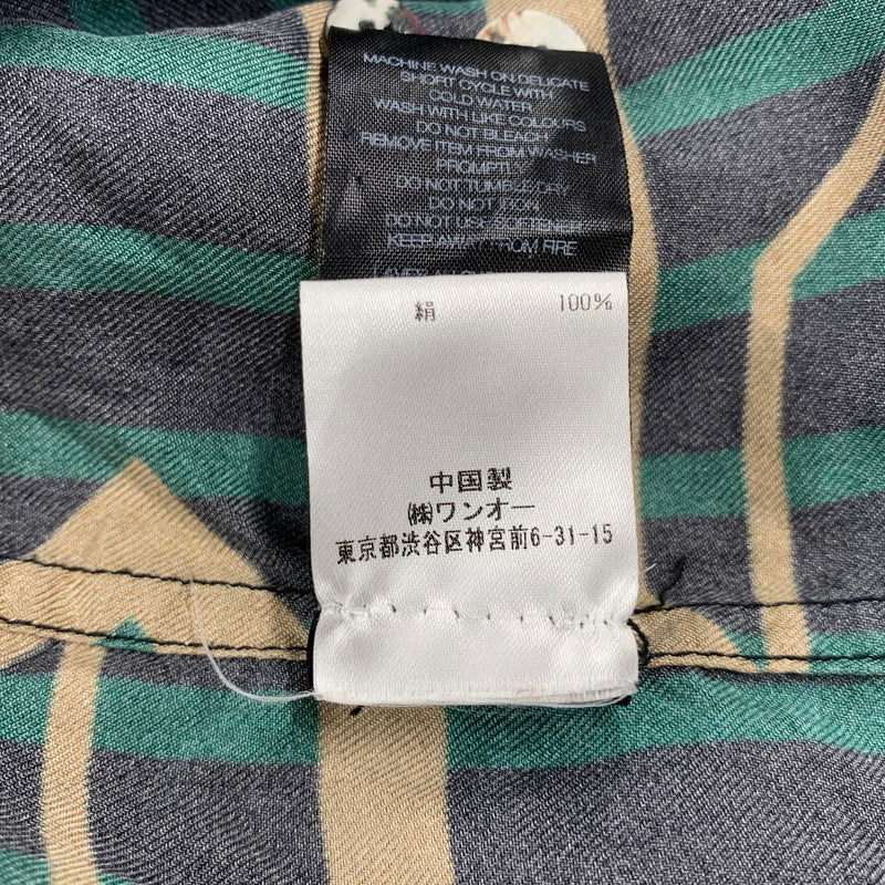 【中古品】【メンズ】 BANANATIME バナナタイム SILK ALL PATTERN L/S SHIRT 319-071-05 シルク オールパターン ロングスリーブ シャツ 長袖 141-260721-as-10-izu サイズ：L カラー：マルチカラー 万代Net店