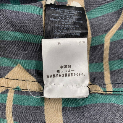 【中古品】【メンズ】 BANANATIME バナナタイム SILK ALL PATTERN L/S SHIRT 319-071-05 シルク オールパターン ロングスリーブ シャツ 長袖 141-260721-as-10-izu サイズ：L カラー：マルチカラー 万代Net店