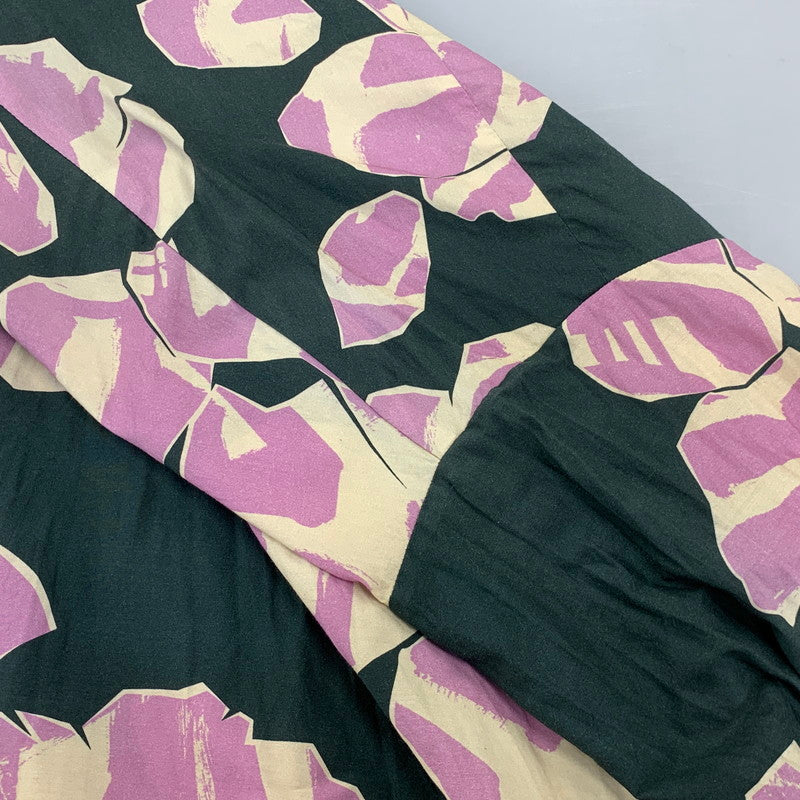 【中古品】【レディース】 BANANATIME バナナタイム FLOWER PATTERN ONE PIECE 61-113-05 フラワーパターンワンピース 168-260721-as-09-izu サイズ：L カラー：マルチカラー 万代Net店