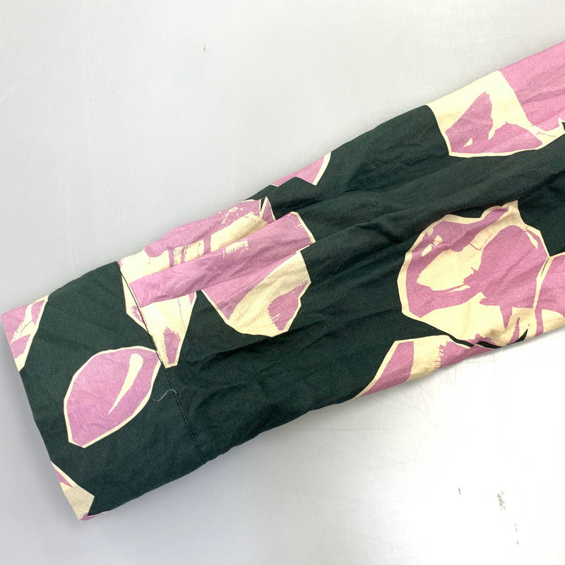【中古品】【レディース】 BANANATIME バナナタイム FLOWER PATTERN ONE PIECE 61-113-05 フラワーパターンワンピース 168-260721-as-09-izu サイズ：L カラー：マルチカラー 万代Net店