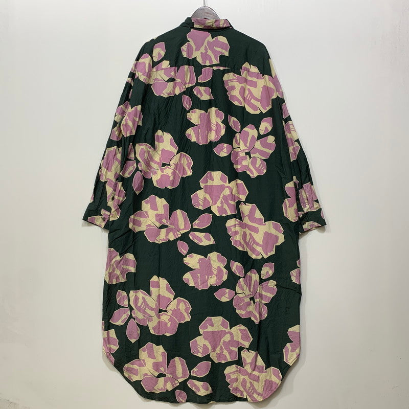 【中古品】【レディース】 BANANATIME バナナタイム FLOWER PATTERN ONE PIECE 61-113-05 フラワーパターンワンピース 168-260721-as-09-izu サイズ：L カラー：マルチカラー 万代Net店
