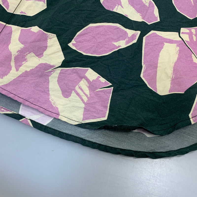 【中古品】【レディース】 BANANATIME バナナタイム FLOWER PATTERN ONE PIECE 61-113-05 フラワーパターンワンピース 168-260721-as-09-izu サイズ：L カラー：マルチカラー 万代Net店