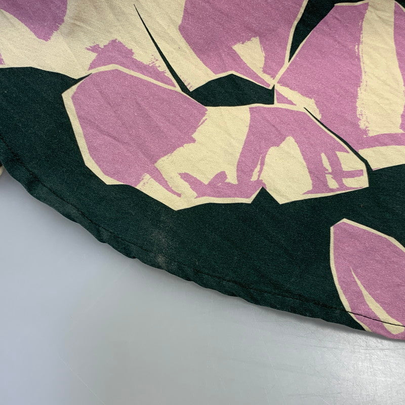 【中古品】【レディース】 BANANATIME バナナタイム FLOWER PATTERN ONE PIECE 61-113-05 フラワーパターンワンピース 168-260721-as-09-izu サイズ：L カラー：マルチカラー 万代Net店