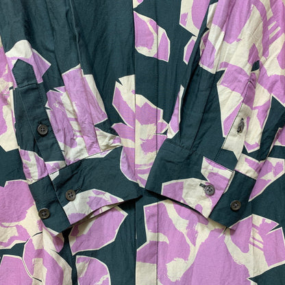 【中古品】【レディース】 BANANATIME バナナタイム FLOWER PATTERN ONE PIECE 61-113-05 フラワーパターンワンピース 168-260721-as-09-izu サイズ：L カラー：マルチカラー 万代Net店