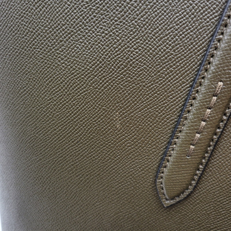 【中古品】【メンズ/レディース】 COACH コーチ HILINE LEATHER TOTE 73307 ハイライン レザー トート バッグ カバン 鞄 180-260718-as-17-izu カラー：カーキ 万代Net店