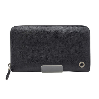【中古品】【メンズ/レディース】 BVLGARI ブルガリ ブルガリマン ラウンドファスナー ロングウォレット 長財布 200-260718-as-19-izu カラー：ブラック 万代Net店
