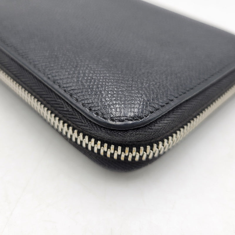 【中古品】【メンズ/レディース】 BVLGARI ブルガリ ブルガリマン ラウンドファスナー ロングウォレット 長財布 200-260718-as-19-izu カラー：ブラック 万代Net店