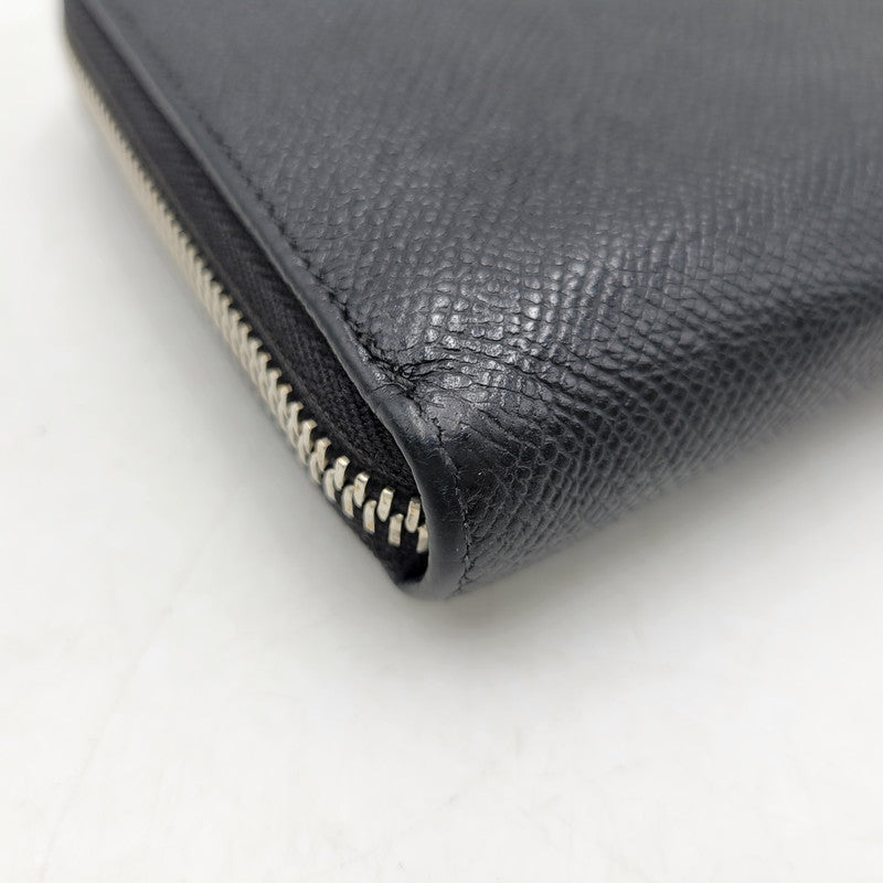 【中古品】【メンズ/レディース】 BVLGARI ブルガリ ブルガリマン ラウンドファスナー ロングウォレット 長財布 200-260718-as-19-izu カラー：ブラック 万代Net店