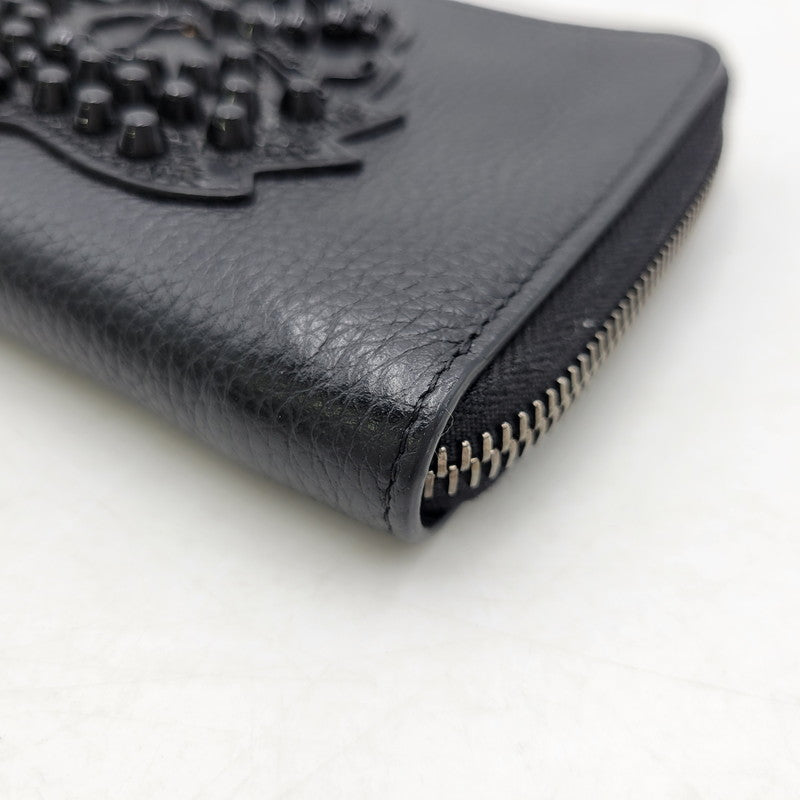 【中古品】【メンズ/レディース】 Christian Louboutin クリスチャンルブタン L字ファスナー 財布 ウォレット 181-260718-as-20-izu カラー：ブラック 万代Net店