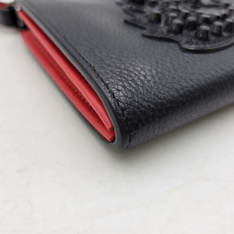 【中古品】【メンズ/レディース】 Christian Louboutin クリスチャンルブタン L字ファスナー 財布 ウォレット 181-260718-as-20-izu カラー：ブラック 万代Net店