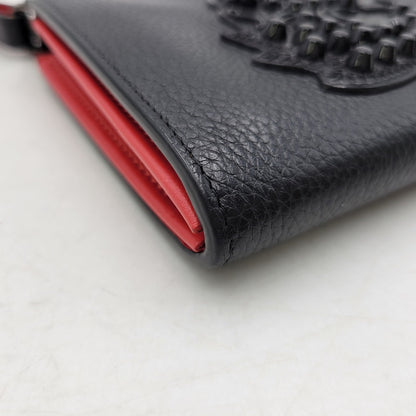 【中古品】【メンズ/レディース】 Christian Louboutin クリスチャンルブタン L字ファスナー 財布 ウォレット 181-260718-as-20-izu カラー：ブラック 万代Net店