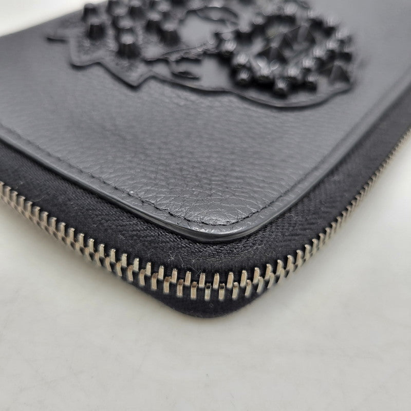 【中古品】【メンズ/レディース】 Christian Louboutin クリスチャンルブタン L字ファスナー 財布 ウォレット 181-260718-as-20-izu カラー：ブラック 万代Net店