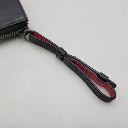 【中古品】【メンズ/レディース】 Christian Louboutin クリスチャンルブタン L字ファスナー 財布 ウォレット 181-260718-as-20-izu カラー：ブラック 万代Net店