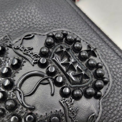 【中古品】【メンズ/レディース】 Christian Louboutin クリスチャンルブタン L字ファスナー 財布 ウォレット 181-260718-as-20-izu カラー：ブラック 万代Net店