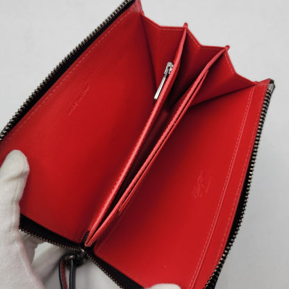 【中古品】【メンズ/レディース】 Christian Louboutin クリスチャンルブタン L字ファスナー 財布 ウォレット 181-260718-as-20-izu カラー：ブラック 万代Net店
