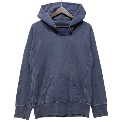 【中古品】【メンズ】 INPAICHTHYS KERRI インパクティスケリー DAMAGE SWEAT HOODIE ダメージ スウェット フーディー トップス 長袖 140-260722-ya-09-izu サイズ：M カラー：ネイビー 万代Net店
