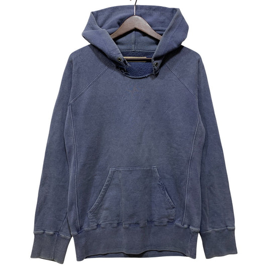 【中古品】【メンズ】 INPAICHTHYS KERRI インパクティスケリー DAMAGE SWEAT HOODIE ダメージ スウェット フーディー トップス 長袖 140-260722-ya-09-izu サイズ：M カラー：ネイビー 万代Net店