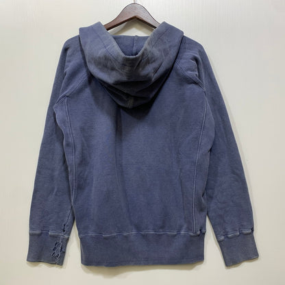 【中古品】【メンズ】 INPAICHTHYS KERRI インパクティスケリー DAMAGE SWEAT HOODIE ダメージ スウェット フーディー トップス 長袖 140-260722-ya-09-izu サイズ：M カラー：ネイビー 万代Net店