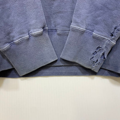 【中古品】【メンズ】 INPAICHTHYS KERRI インパクティスケリー DAMAGE SWEAT HOODIE ダメージ スウェット フーディー トップス 長袖 140-260722-ya-09-izu サイズ：M カラー：ネイビー 万代Net店