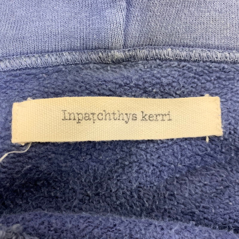 【中古品】【メンズ】 INPAICHTHYS KERRI インパクティスケリー DAMAGE SWEAT HOODIE ダメージ スウェット フーディー トップス 長袖 140-260722-ya-09-izu サイズ：M カラー：ネイビー 万代Net店