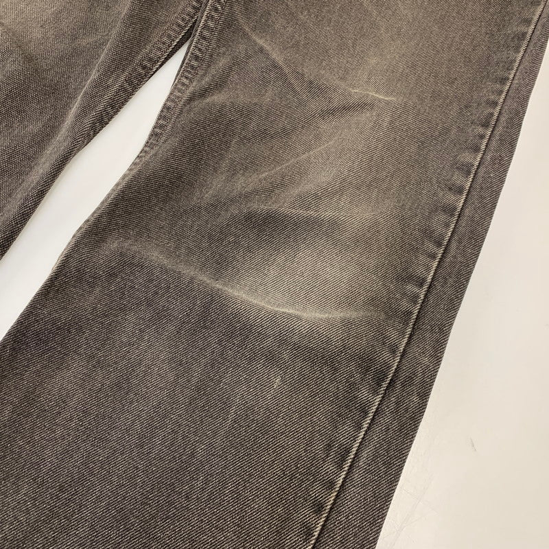 【現状渡し品】【メンズ】 Levi's リーバイス 505 REGULAR FIT STRAIGHT LEG BLACK DENIM PANTS 00505-0260 レギュラーフィット ストレートレッグ ブラックデニムパンツ 刻印585 USA製 157-260721-as-14-izu サイズ：31×30 カラー：ブラック 万代Net店