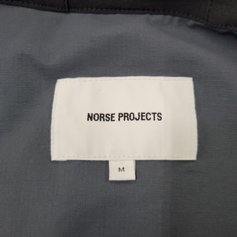 【中古品】【メンズ】 NORSE PROJECTS ノースプロジェクツ NYLON COAT ナイロン コート アウター 144-260721-kh-06-izu サイズ：M カラー：ブラック 万代Net店