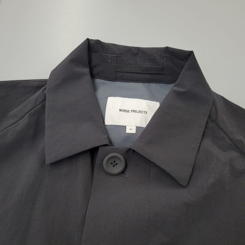 【中古品】【メンズ】 NORSE PROJECTS ノースプロジェクツ NYLON COAT ナイロン コート アウター 144-260721-kh-06-izu サイズ：M カラー：ブラック 万代Net店