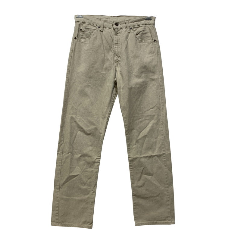 【中古品】【メンズ】 LEVI'S リーバイス 505-1022 刻印515 42TALON ZIP タロン ジップ 80S 505 COTTON TWILL KATSURAGI PANTS コットン ツイル カツラギ パンツ ズボン ボトムス 157-260722-ya-12-izu サイズ：31×33 カラー：ベージュ 万代Net店