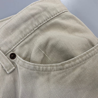【中古品】【メンズ】 LEVI'S リーバイス 505-1022 刻印515 42TALON ZIP タロン ジップ 80S 505 COTTON TWILL KATSURAGI PANTS コットン ツイル カツラギ パンツ ズボン ボトムス 157-260722-ya-12-izu サイズ：31×33 カラー：ベージュ 万代Net店