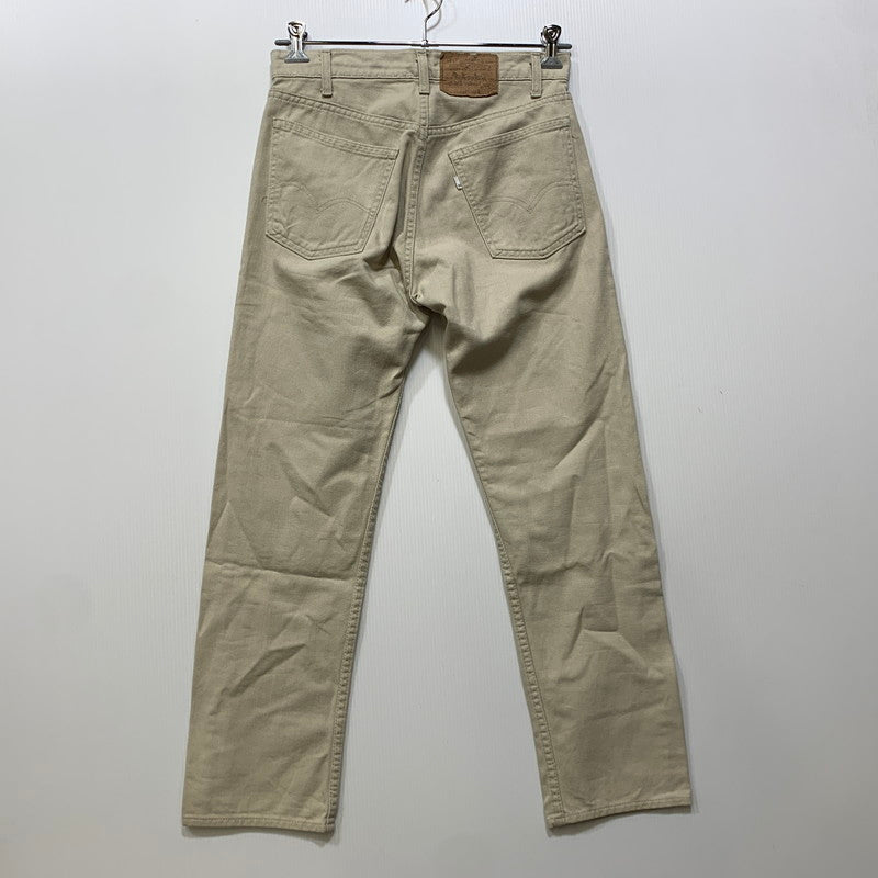 【中古品】【メンズ】 LEVI'S リーバイス 505-1022 刻印515 42TALON ZIP タロン ジップ 80S 505 COTTON TWILL KATSURAGI PANTS コットン ツイル カツラギ パンツ ズボン ボトムス 157-260722-ya-12-izu サイズ：31×33 カラー：ベージュ 万代Net店