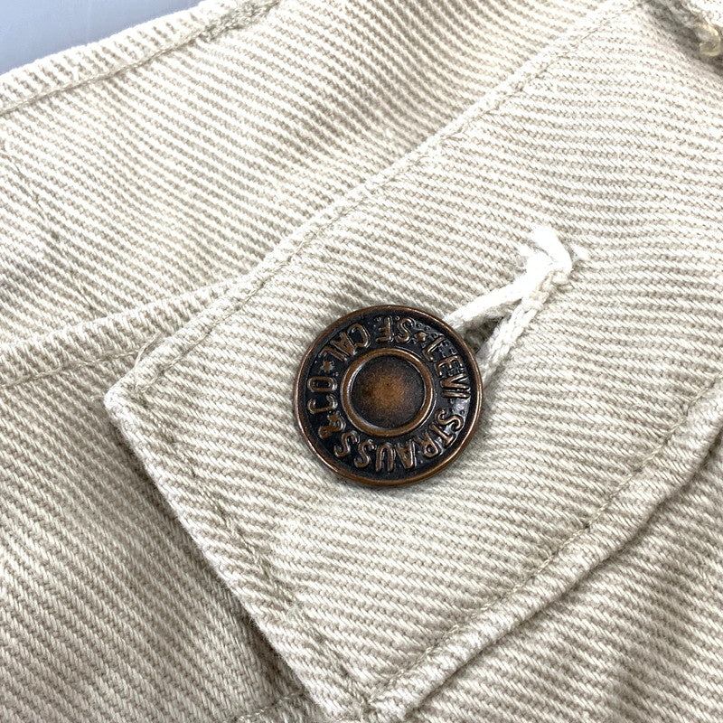 【中古品】【メンズ】 LEVI'S リーバイス 505-1022 刻印515 42TALON ZIP タロン ジップ 80S 505 COTTON TWILL KATSURAGI PANTS コットン ツイル カツラギ パンツ ズボン ボトムス 157-260722-ya-12-izu サイズ：31×33 カラー：ベージュ 万代Net店