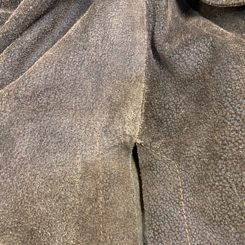 【中古品】【メンズ】 VERA PELLE ベラペレ SUEDE LEATHER COAT スエード レザー コート アウター 146-260722-ya-10-izu サイズ：54 カラー：ブラウン 万代Net店