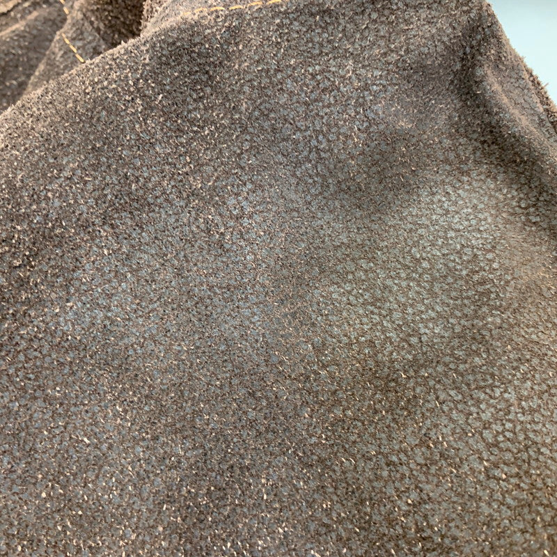 【中古品】【メンズ】 VERA PELLE ベラペレ SUEDE LEATHER COAT スエード レザー コート アウター 146-260722-ya-10-izu サイズ：54 カラー：ブラウン 万代Net店