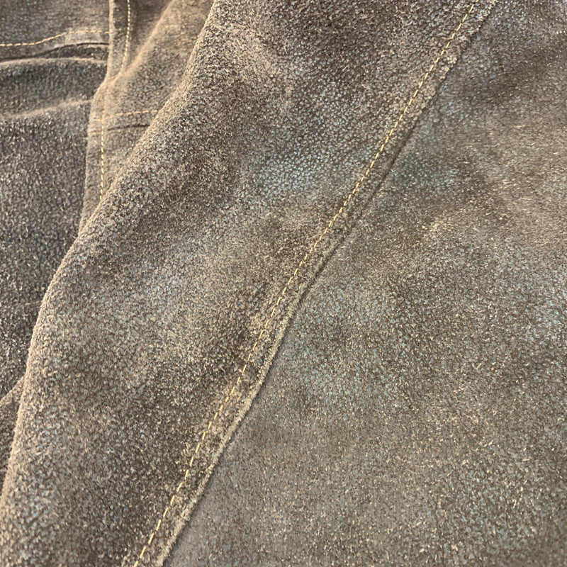 【中古品】【メンズ】 VERA PELLE ベラペレ SUEDE LEATHER COAT スエード レザー コート アウター 146-260722-ya-10-izu サイズ：54 カラー：ブラウン 万代Net店