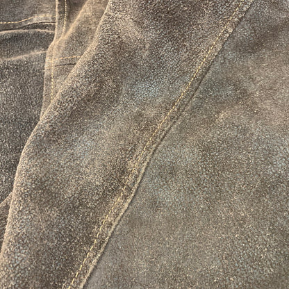 【中古品】【メンズ】 VERA PELLE ベラペレ SUEDE LEATHER COAT スエード レザー コート アウター 146-260722-ya-10-izu サイズ：54 カラー：ブラウン 万代Net店