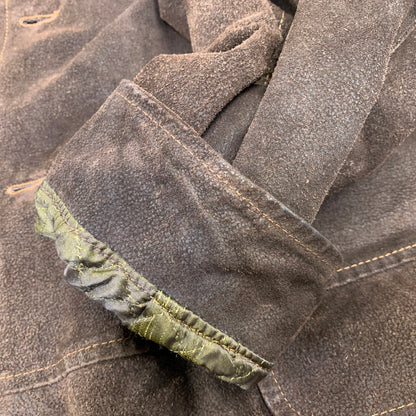 【中古品】【メンズ】 VERA PELLE ベラペレ SUEDE LEATHER COAT スエード レザー コート アウター 146-260722-ya-10-izu サイズ：54 カラー：ブラウン 万代Net店