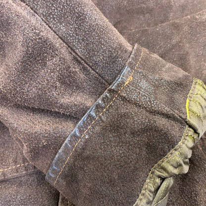 【中古品】【メンズ】 VERA PELLE ベラペレ SUEDE LEATHER COAT スエード レザー コート アウター 146-260722-ya-10-izu サイズ：54 カラー：ブラウン 万代Net店