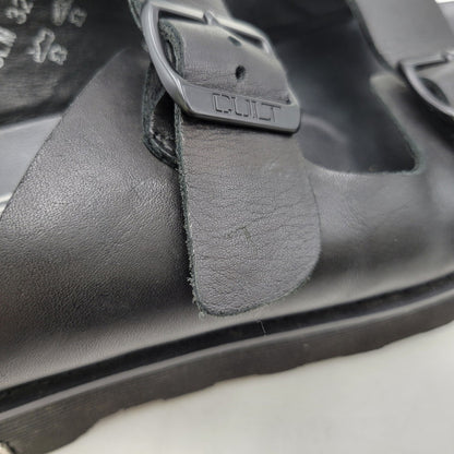 【中古品】【メンズ】 CULT カルト LEATHER SANDAL レザーサンダル 靴 164-260718-as-23-izu サイズ：43 カラー：ブラック 万代Net店