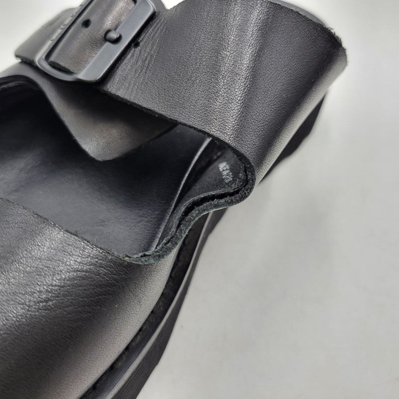 【中古品】【メンズ】 CULT カルト LEATHER SANDAL レザーサンダル 靴 164-260718-as-23-izu サイズ：43 カラー：ブラック 万代Net店