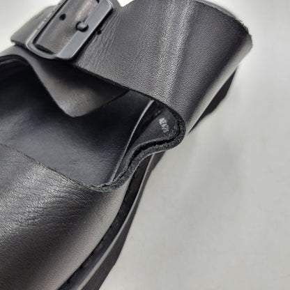 【中古品】【メンズ】 CULT カルト LEATHER SANDAL レザーサンダル 靴 164-260718-as-23-izu サイズ：43 カラー：ブラック 万代Net店
