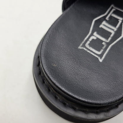 【中古品】【メンズ】 CULT カルト LEATHER SANDAL レザーサンダル 靴 164-260718-as-23-izu サイズ：43 カラー：ブラック 万代Net店