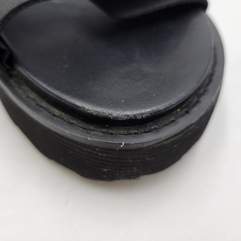 【中古品】【メンズ】 CULT カルト LEATHER SANDAL レザーサンダル 靴 164-260718-as-23-izu サイズ：43 カラー：ブラック 万代Net店