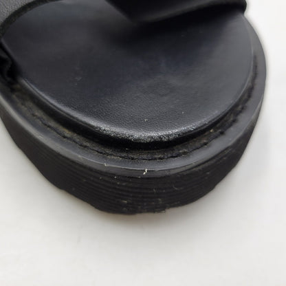 【中古品】【メンズ】 CULT カルト LEATHER SANDAL レザーサンダル 靴 164-260718-as-23-izu サイズ：43 カラー：ブラック 万代Net店