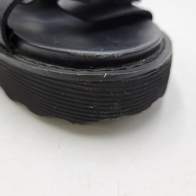 【中古品】【メンズ】 CULT カルト LEATHER SANDAL レザーサンダル 靴 164-260718-as-23-izu サイズ：43 カラー：ブラック 万代Net店