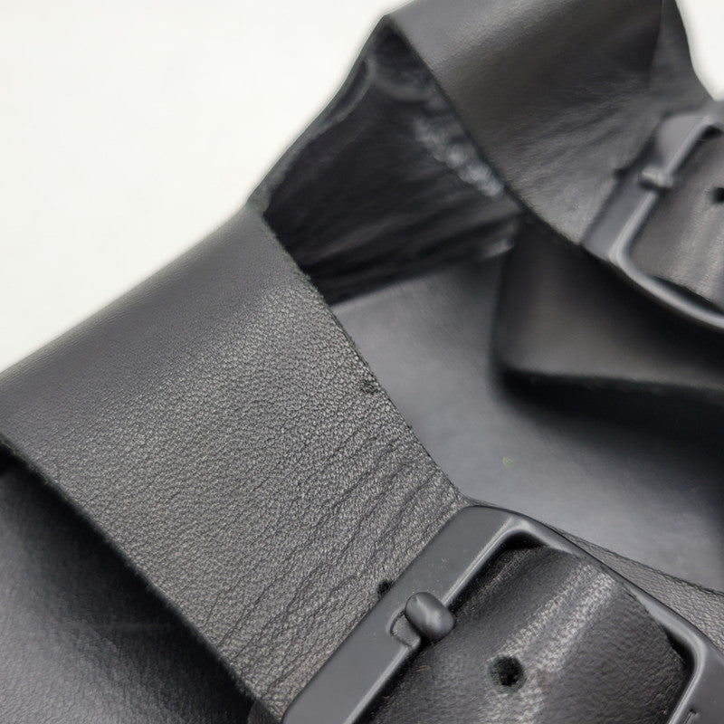 【中古品】【メンズ】 CULT カルト LEATHER SANDAL レザーサンダル 靴 164-260718-as-23-izu サイズ：43 カラー：ブラック 万代Net店