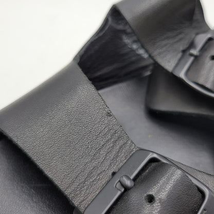【中古品】【メンズ】 CULT カルト LEATHER SANDAL レザーサンダル 靴 164-260718-as-23-izu サイズ：43 カラー：ブラック 万代Net店